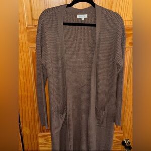 Grace and Lace Brown Duster - like new !